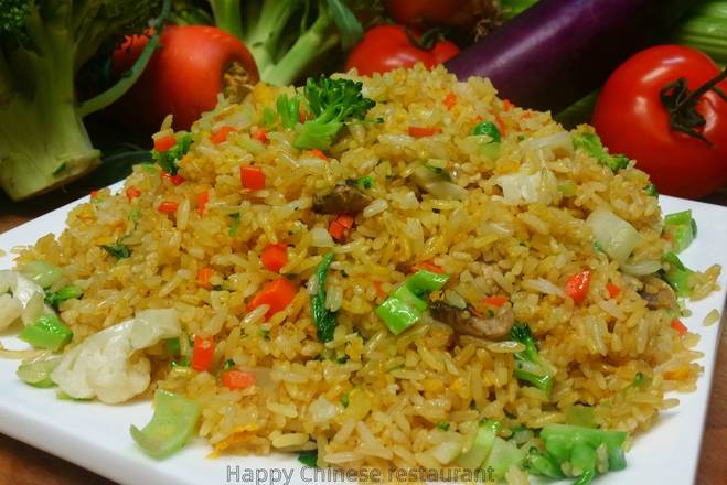 Mix Vegetable Fried Rice                                                     什菜炒饭